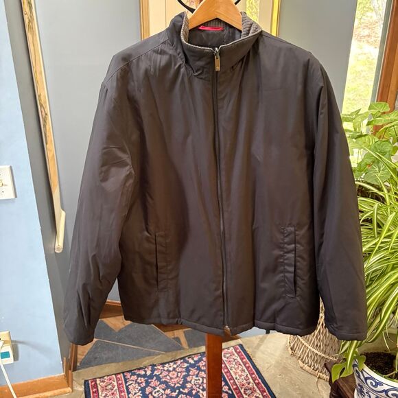 Men’s Weatherproof Dark Grey Quilted, Insulated Windbreaker Jacket size L - Picture 2 of 9